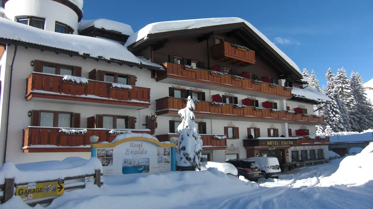 Inghams Italy Dolomites Arabba Hotel Evaldo Exterior.Jpg