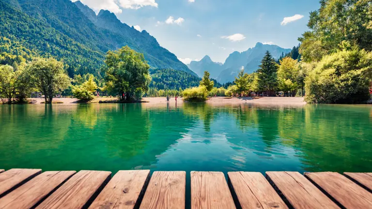 A scenic view of a landscape