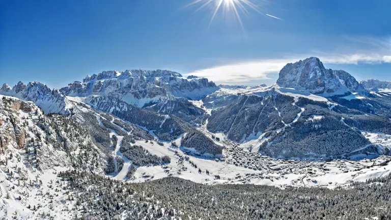 A scenic view of a landscape