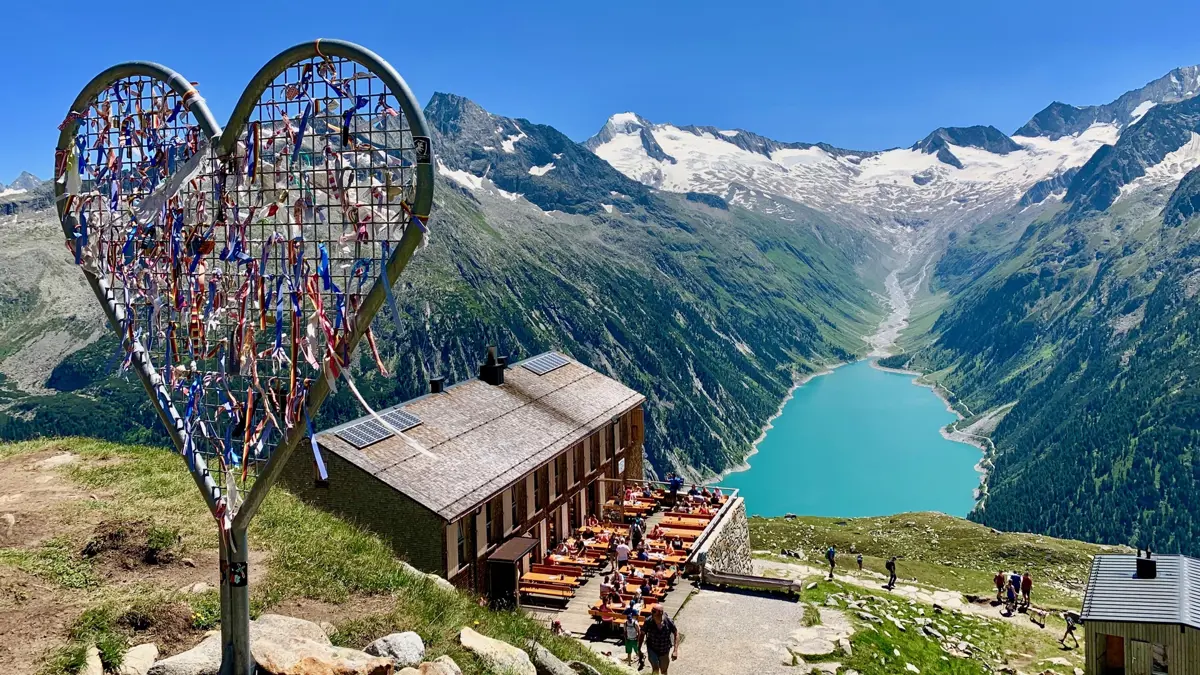 Mayrhofen Olpererhuette View Schlegeis Reservoir Copyright Manuel Daum