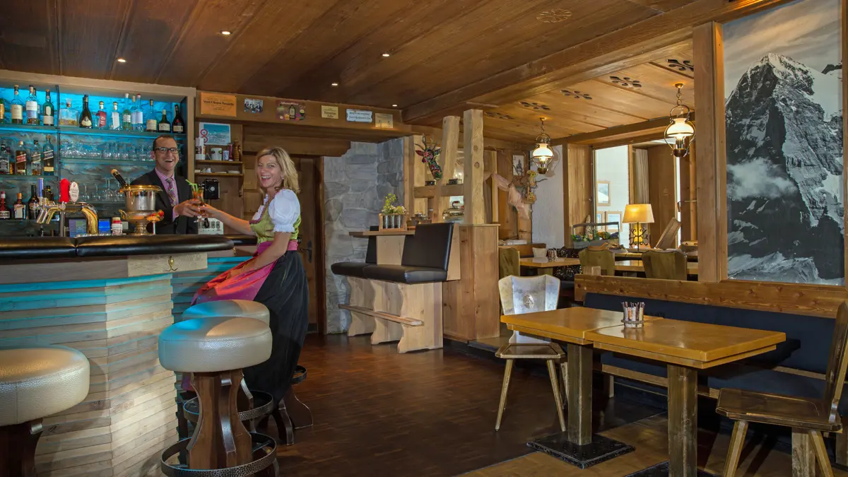 Hotel Eiger Murren Bar Area