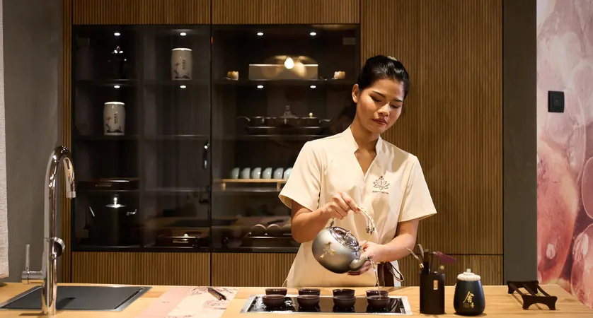 Hotel Cesa Tyrol Canazei Dolomites Italy Chinese Tea Ceremony