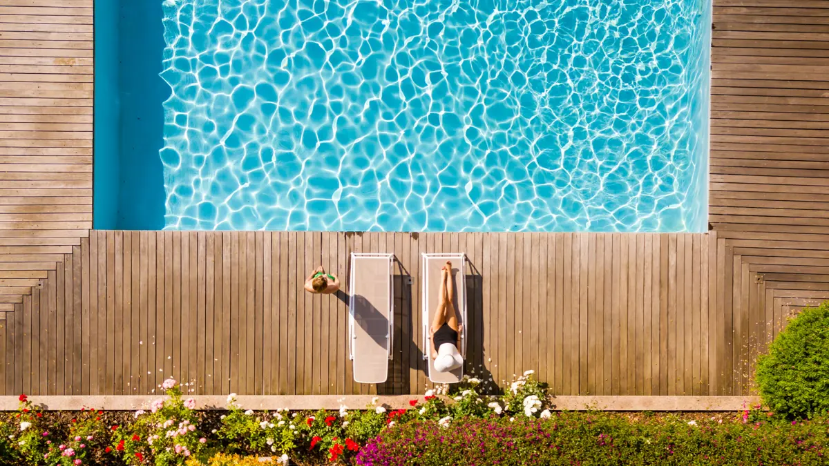 Grand Hotel Bristol Portofino Pool Overhead