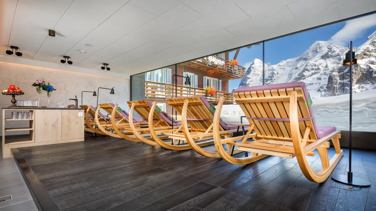 Hotel Eiger Murren Sun Loungers