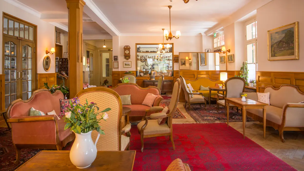 Hotel Falken Wengen Lounge Area