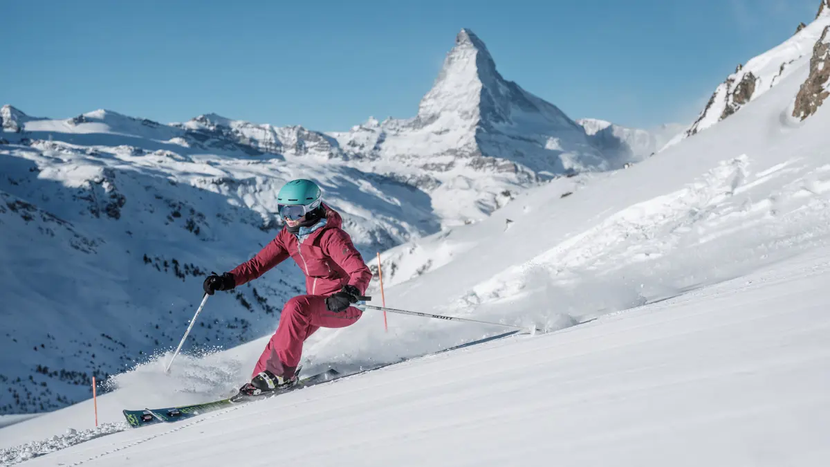 Zermatt Switzerland Slopes With Matterhorn View 2