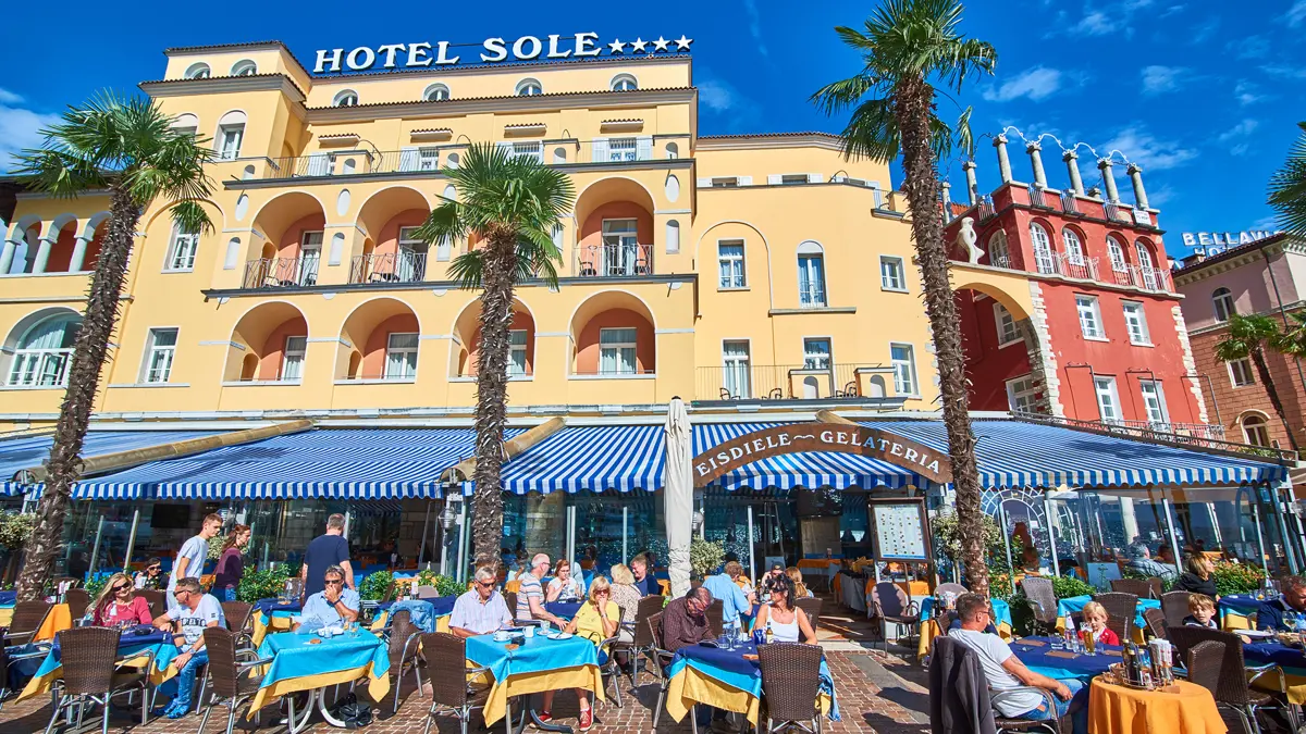 Hotel Sole Relax Panorama Riva Del Garda Front Terrace
