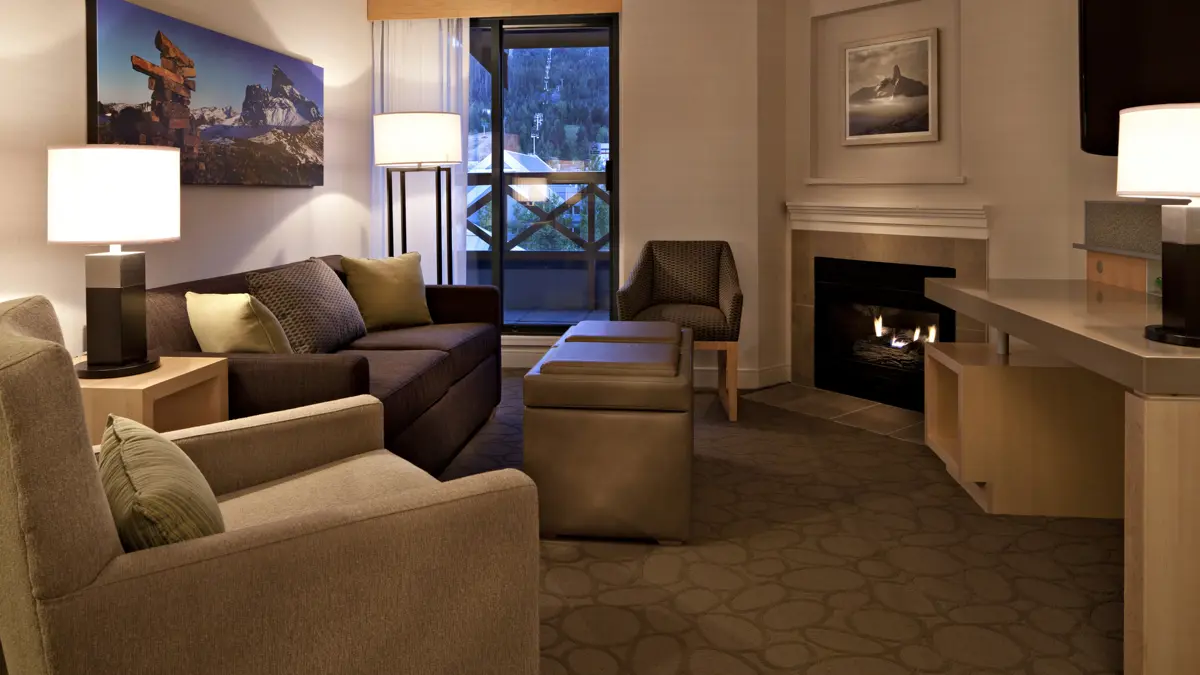 Delta Whistler Village Suites Whistler One Or Two Bedroom Lounge