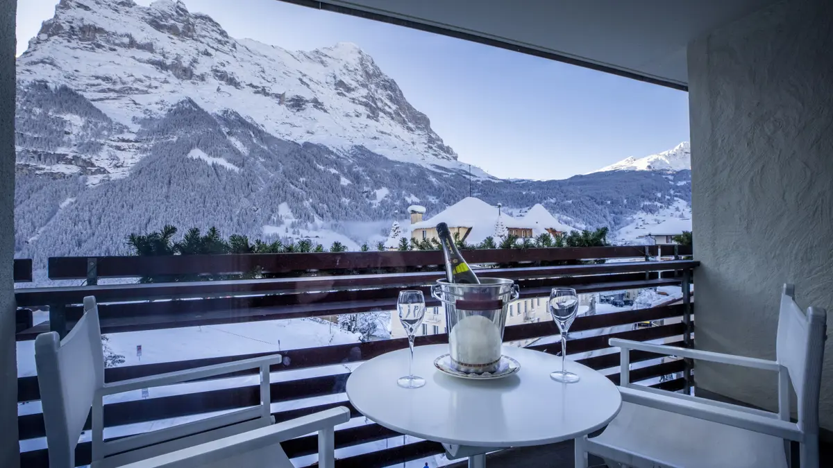 Hotel Kreuz And Post Grindelwald Balcony View