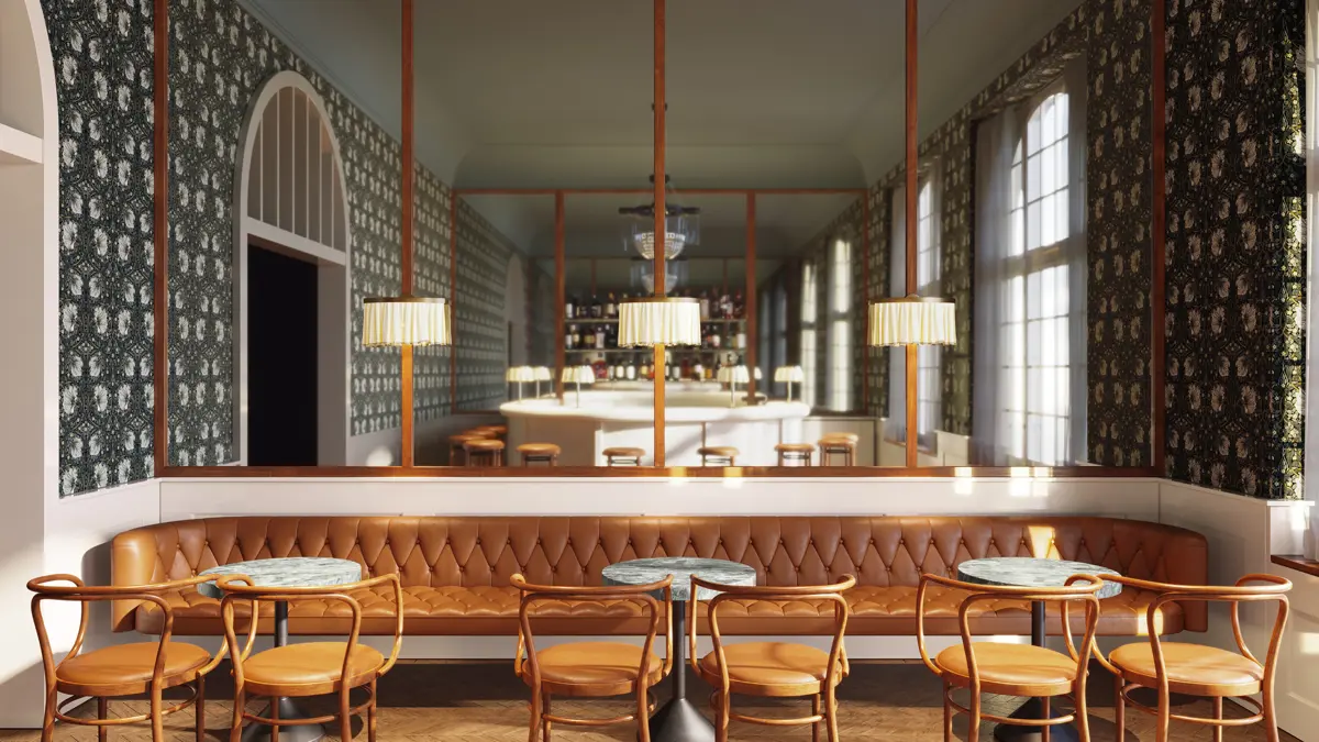 Grand Hotel Belvedere Wengen Bar Belvedere Artists Impression 2