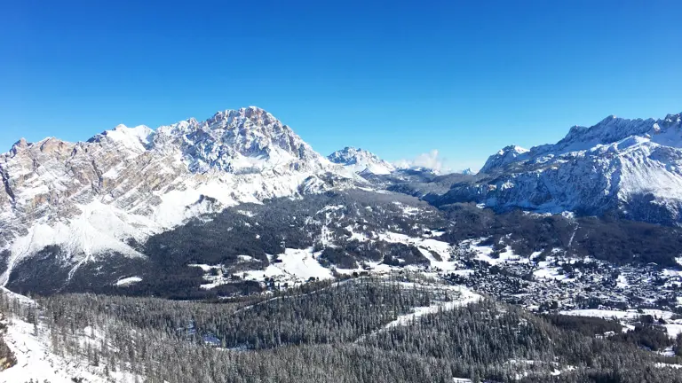 A scenic view of a landscape