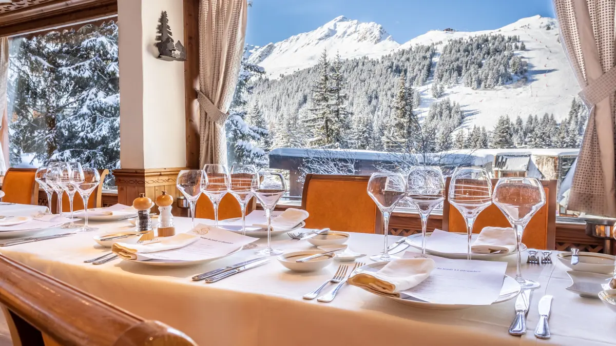 Hotel Les Sherpas Courchevel Restaurant