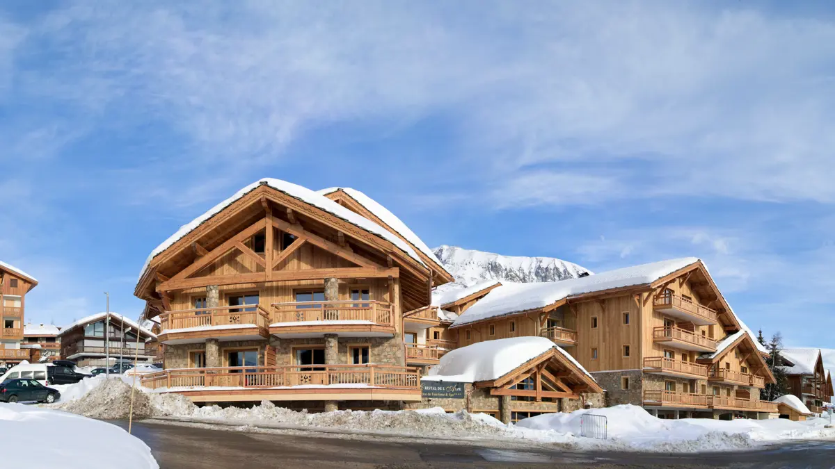 Le Cristal De L'alpe Apartments Alpe D'huez Exterior 2