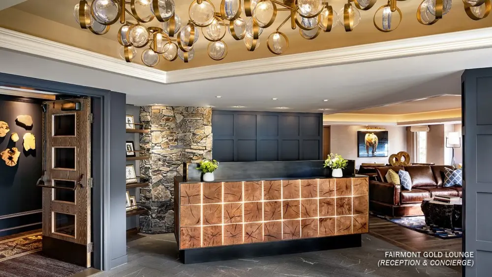 Fairmont Chateau Whistler Whistler Gold Lounge Reception