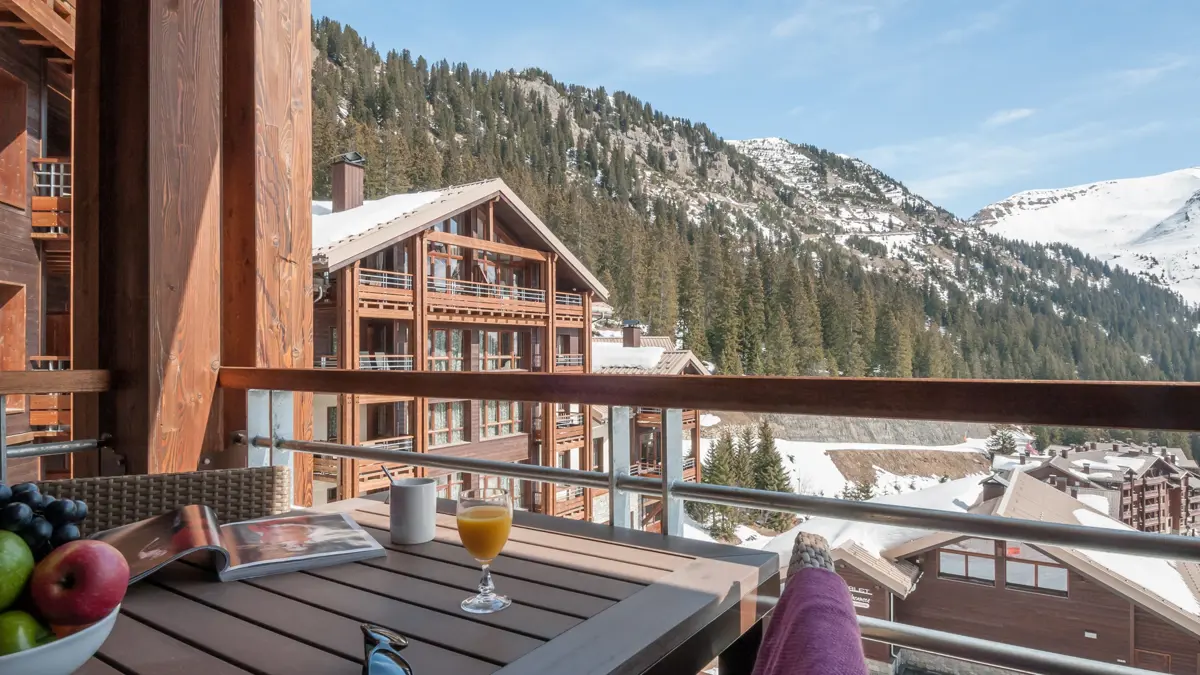 Montsoleil Terrasses D'helios Apartments Flaine Superior Mountain View Apartment Balcony