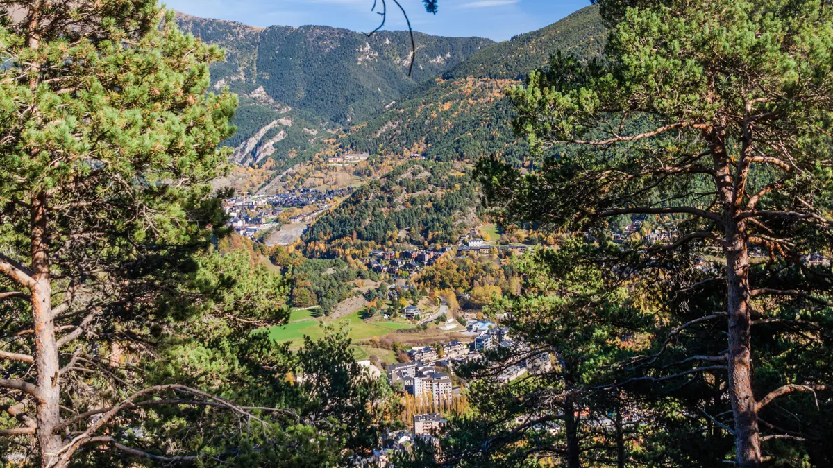 Arinsal View Of La Massana Valley Near Arinsal