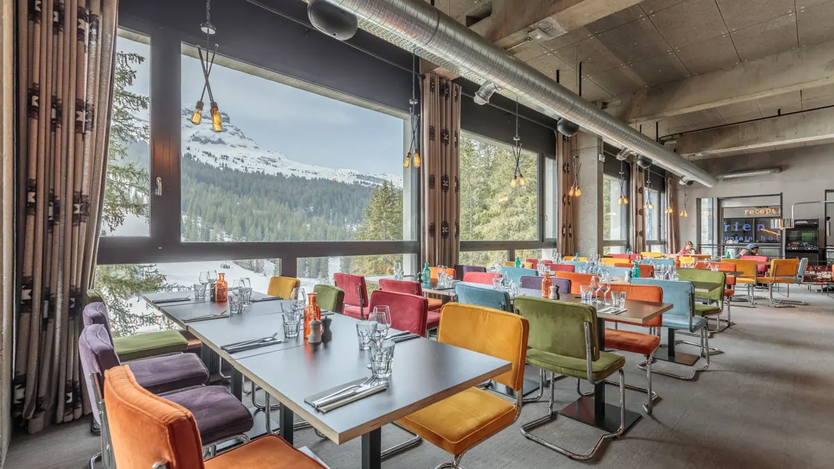 Hotel Totem Flaine Dining Area
