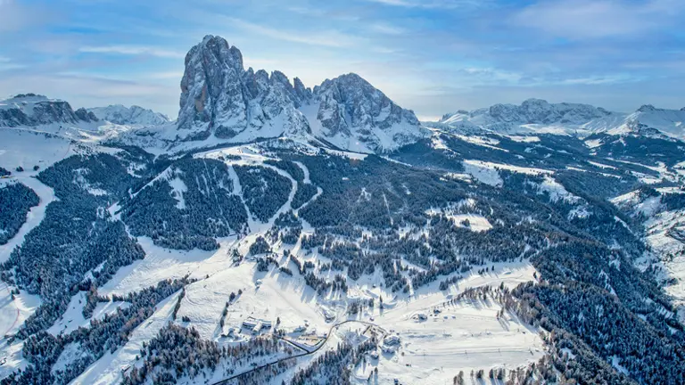 A scenic view of a landscape